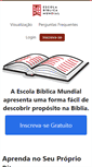 Mobile Screenshot of escolabiblicamundial.org